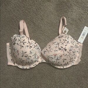 Adrienne Vittadini Floral Blush Bra